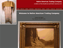 Tablet Screenshot of nativeamericantradingco.com